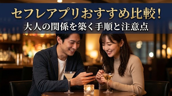 セフレアプリおすすめ比較！大人の関係を築く手順と注意点